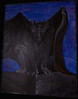 Gargoyle - Acrylic Painting